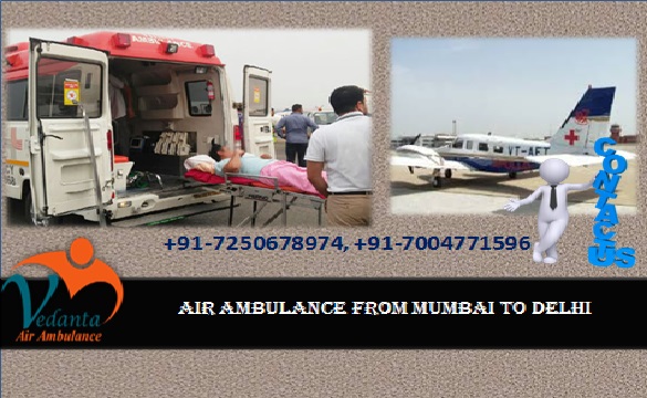 Air Ambulance Bangalore to Delhi